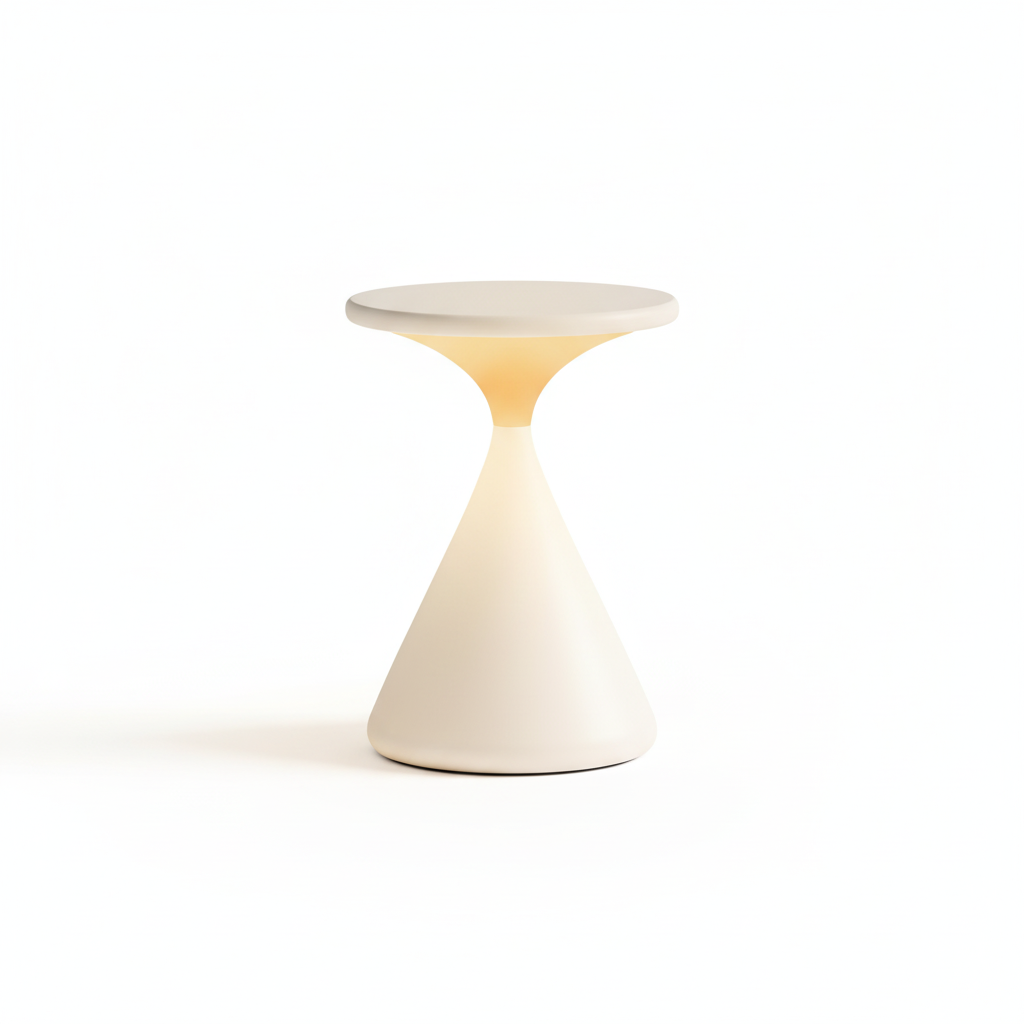 Aeron Hourglass | Dimmable Battery Operated Table Lamp