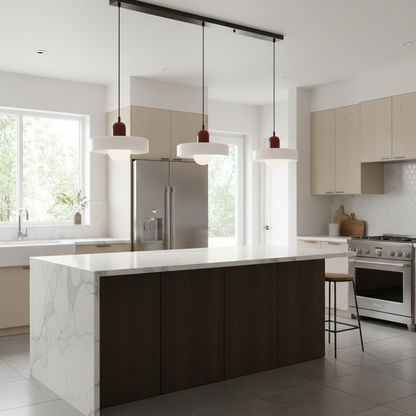 Bauhaus Glass Pendant Lighting | Modern Kitchen Hanging Lights