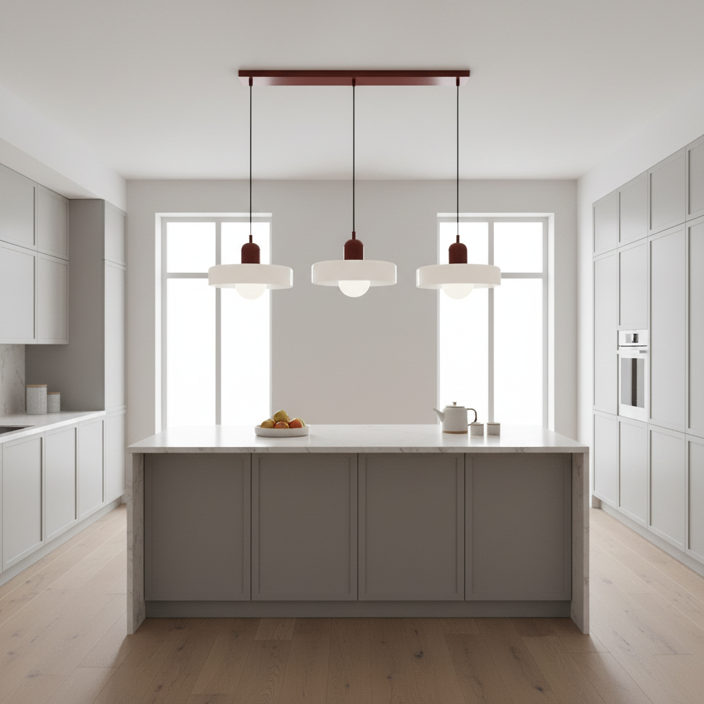Bauhaus Glass Pendant Lighting | Modern Kitchen Hanging Lights
