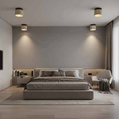 Cream Japanese Ceiling Lamp | Minimalist Ceiling Light Fixture
