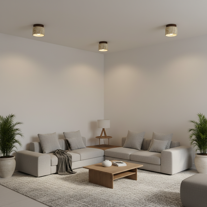 Cream Japanese Ceiling Lamp | Minimalist Ceiling Light Fixture
