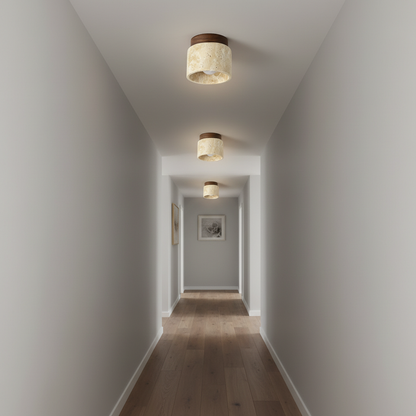 Cream Japanese Ceiling Lamp | Minimalist Ceiling Light Fixture