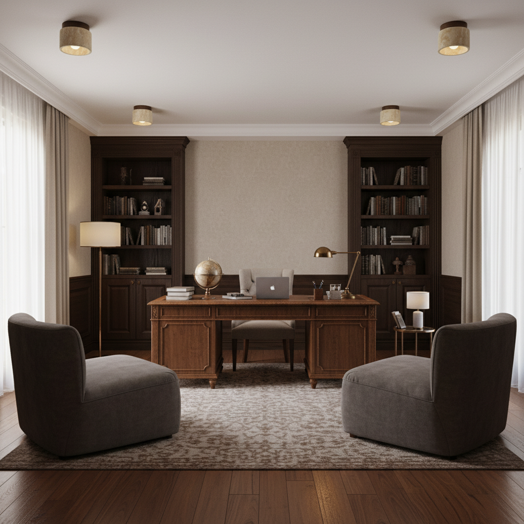 Cream Japanese Ceiling Lamp | Minimalist Ceiling Light Fixture