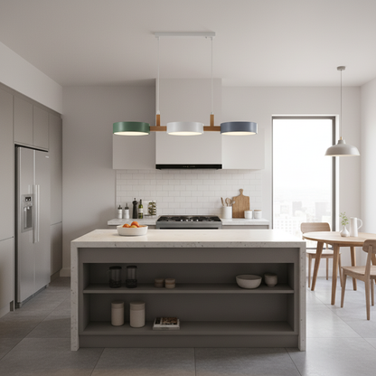 Modern Cylinder Pendant Lamp | Pendant Lighting for Kitchen Island