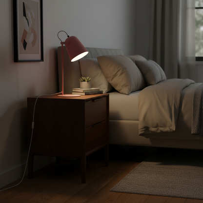 Modern LED Rotating Table Lamp | Adjustable Bedside & Desk Lamp