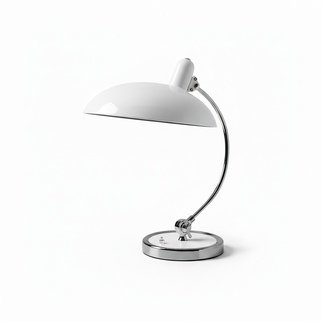 ScandiArc | Bauhaus Table Lamp for Bedroom & Desk Use