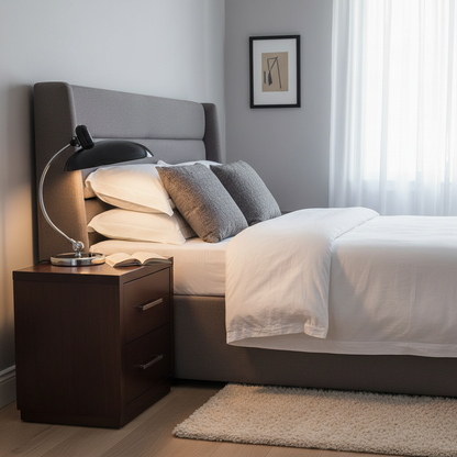 ScandiArc | Bauhaus Table Lamp for Bedroom & Desk Use